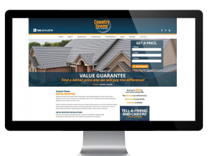 Country Towne Metal Roofing Website Website Design and Development in Windsor